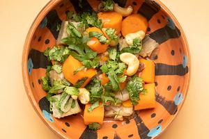 Tajine de patates douces au cumin noir