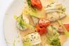 Truite de mer aux petits légumes
							