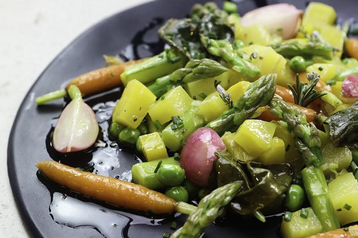 Taboulé de légumes mi-cuits printaniers